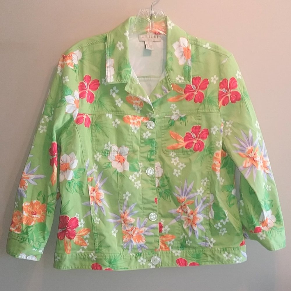 Leilei floral jacket